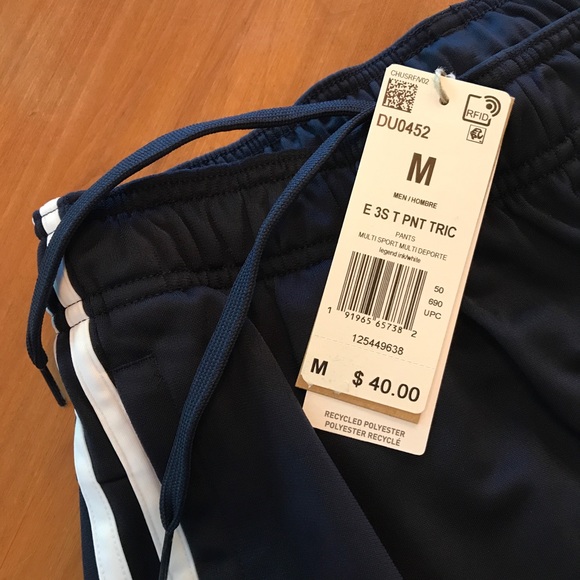 ADIDAS Navy Blue 3-Stripes Track Suit - Picture 9 of 9